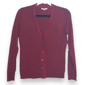 New York & Company Red Cardigan - Size S